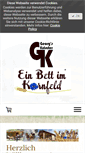 Mobile Screenshot of einbettimkornfeld.at